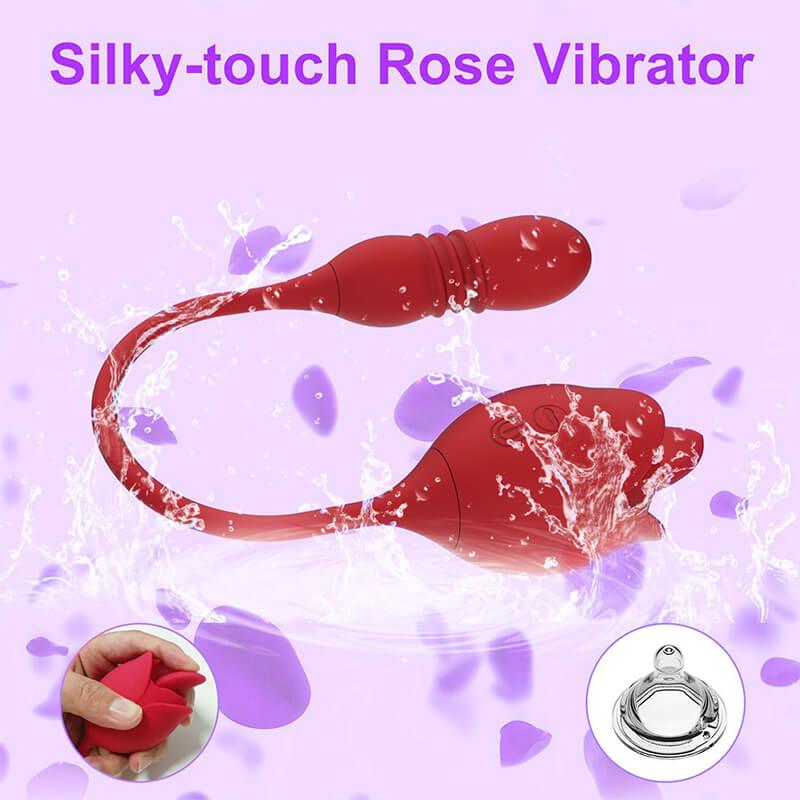 rose toy clit sucker vibrator red