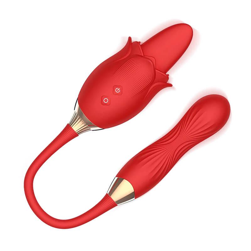 rose toy clit sucker vibrator red