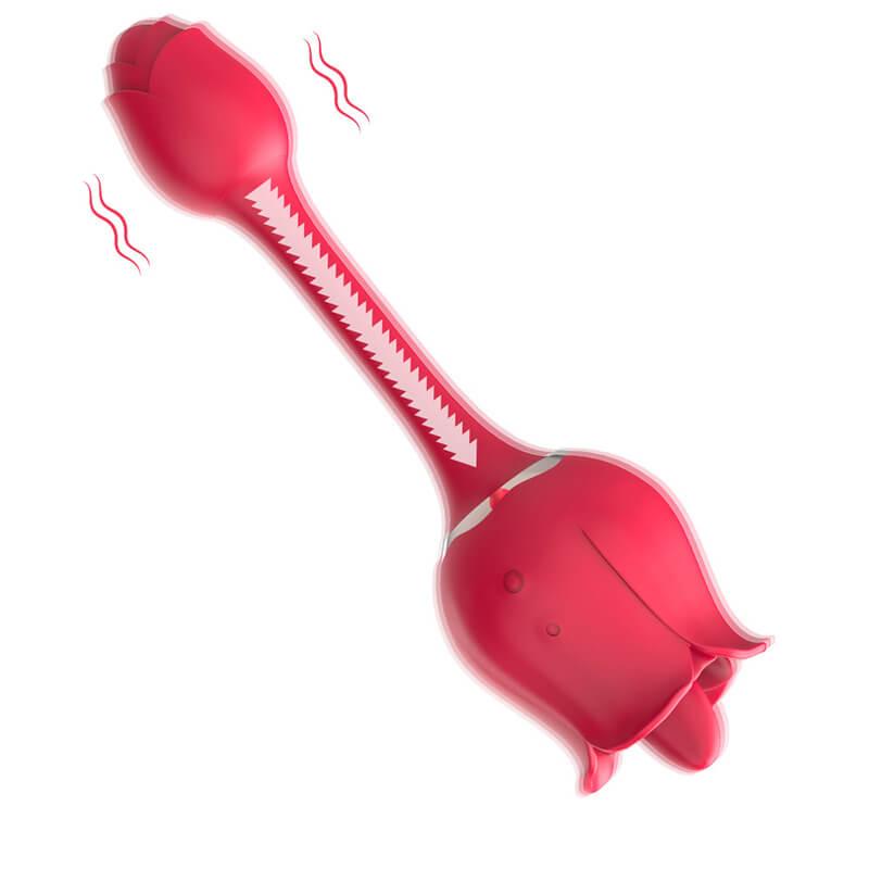 rose toy clit sucker vibrator red