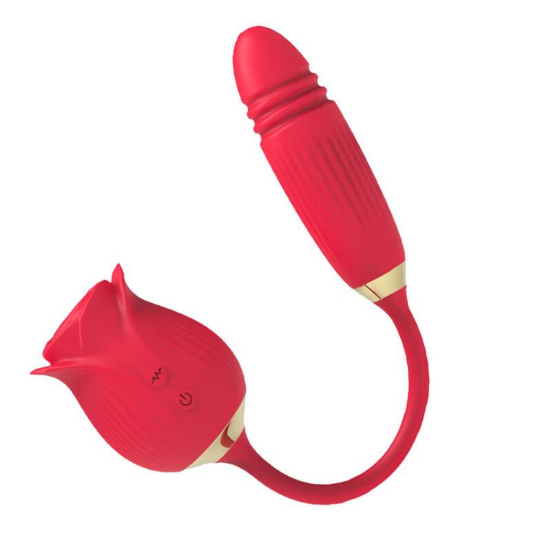 rose toy clit sucker vibrator red