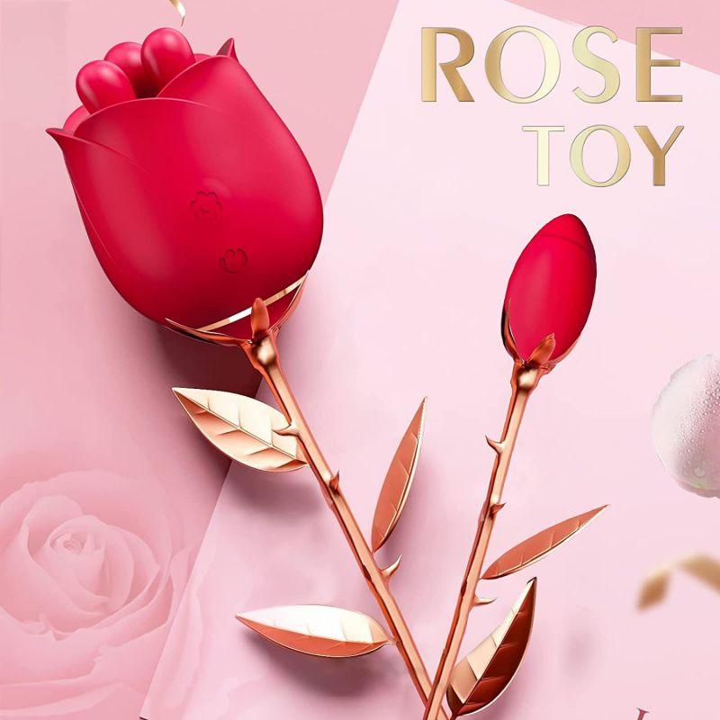 rose toy clit sucker vibrator red