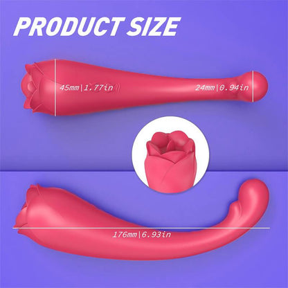 rose toy clit sucker vibrator red