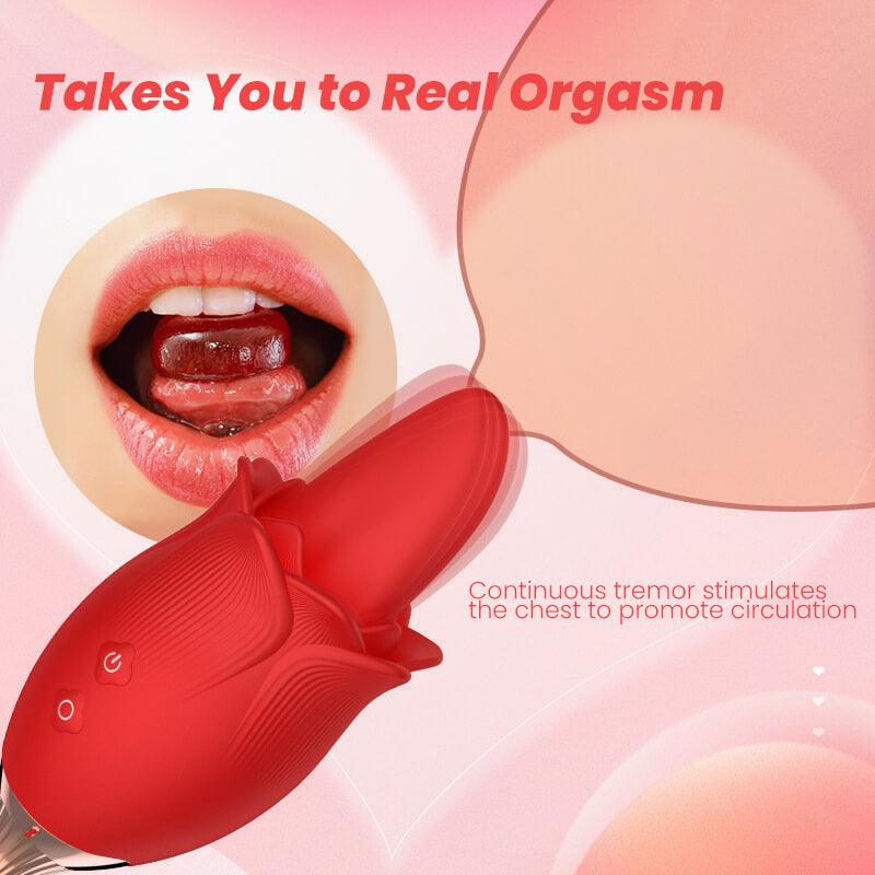 rose toy clit sucker vibrator red