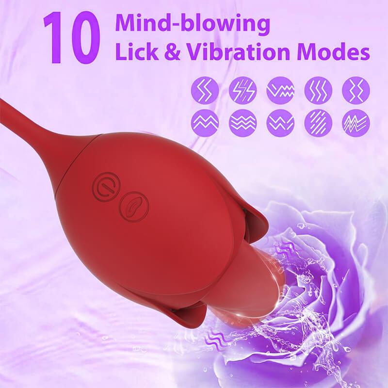 rose toy clit sucker vibrator red