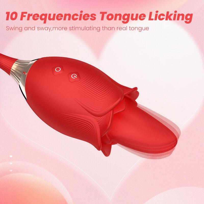 rose toy clit sucker vibrator red