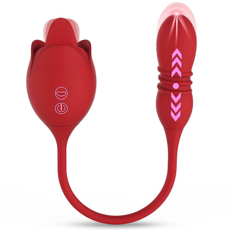 rose toy clit sucker vibrator red