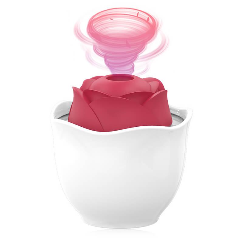 rose toy clit sucker vibrator red