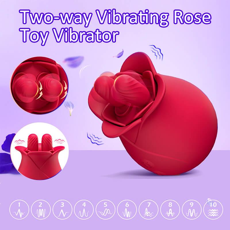 rose toy clit sucker vibrator red