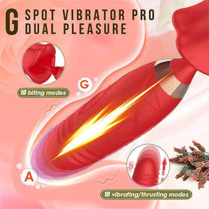 rose toy clit sucker vibrator red