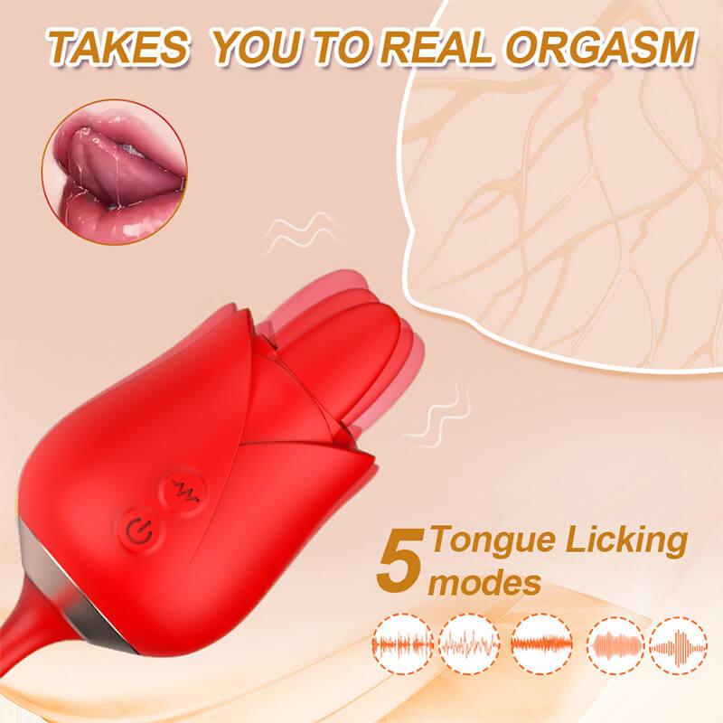 rose toy clit sucker vibrator red