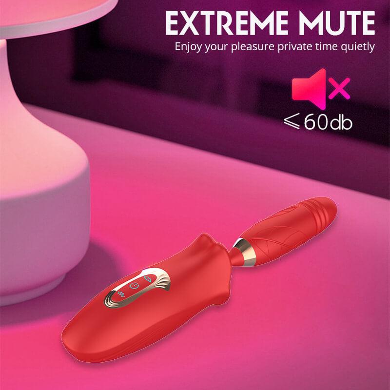 rose toy clit sucker vibrator red