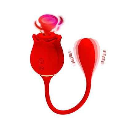 rose toy clit sucker vibrator red