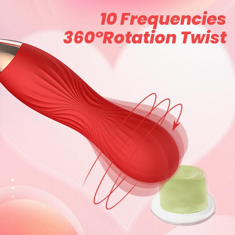 rose toy clit sucker vibrator red