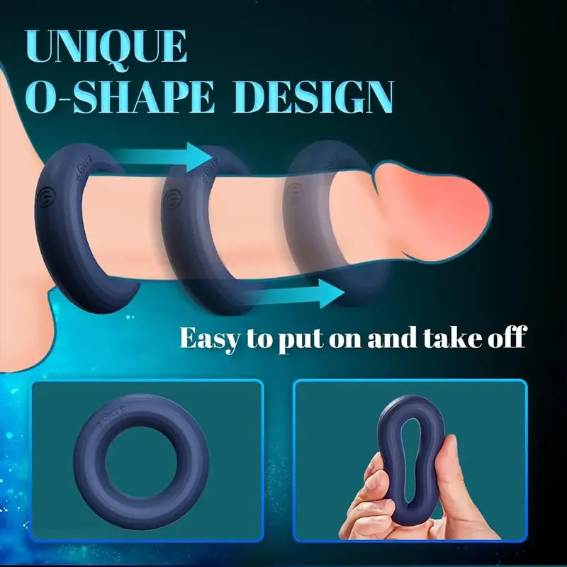 Men's 10 Speed Cock Ring Vibrator– Feel the Difference!