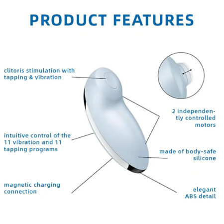 Mini White Bullet Massager Vibrator