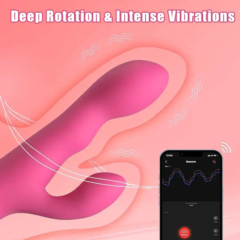 Rechargeable realistic rabbit vibrator, cute & powerful