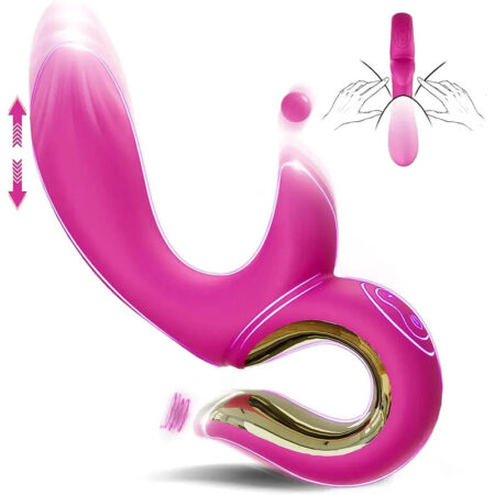 Dual-Motor Thrusting & Vibrating G-Spot Stimulator