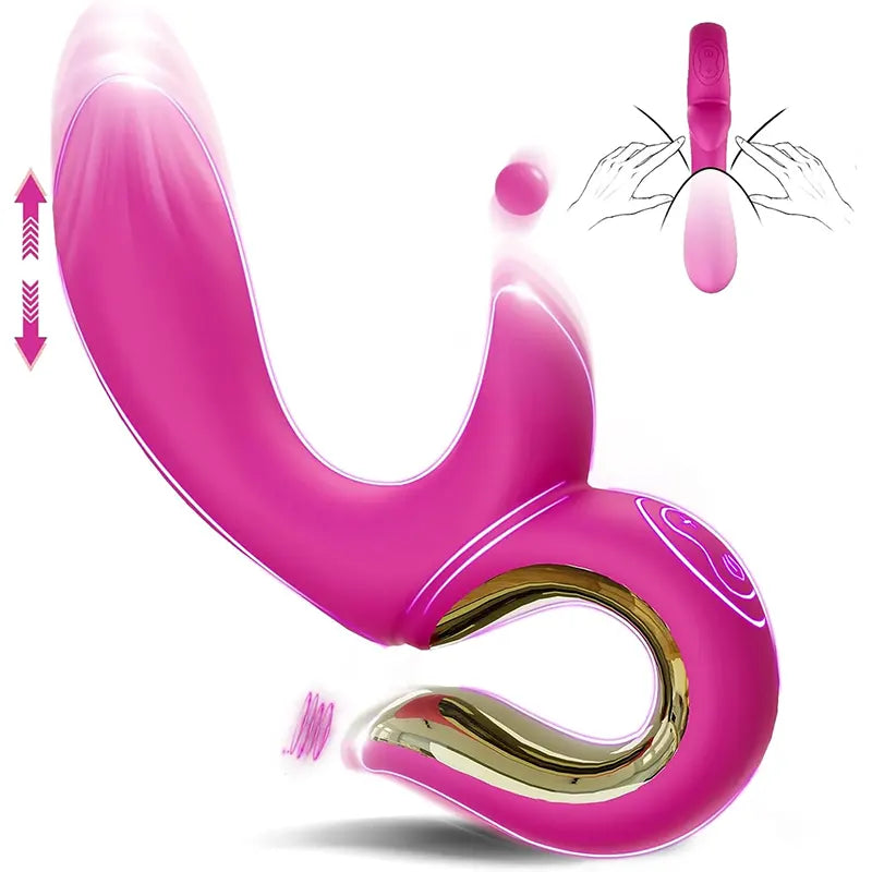 Dual-Motor Thrusting & Vibrating G-Spot Stimulator