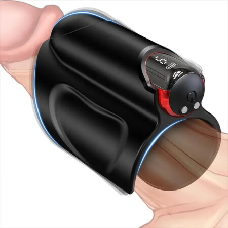 Masturbator with detachable bullet vibrator, 9 vibrations