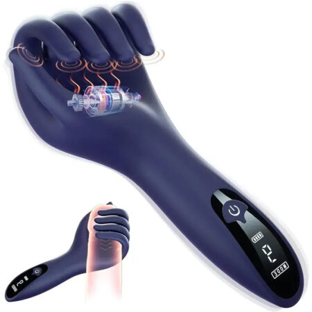 Couple's Vibrator with LCD Display Finger Shape
