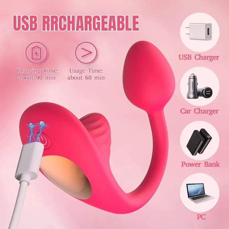 Dual-Motor Wearable Panty Vibrator