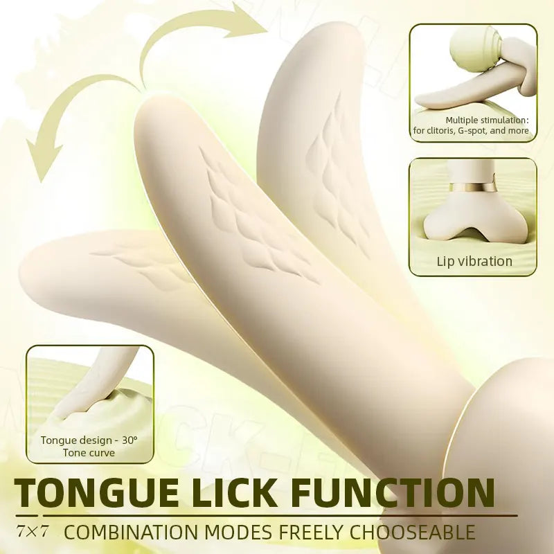 Banana vibrator, long tongue G-spot vibrator - Image 3