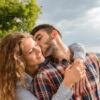 couple kiss