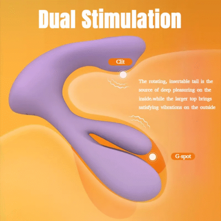 Euphoria Duo Rotating Vibrator for Dual Stimulation