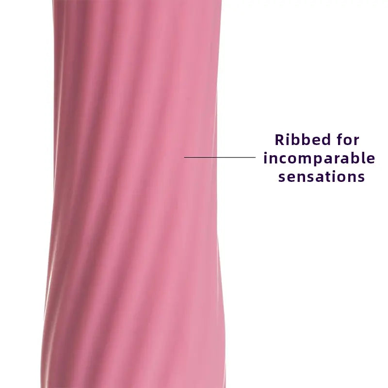 Pink Spiral Finger Vibrator Bullet Massager