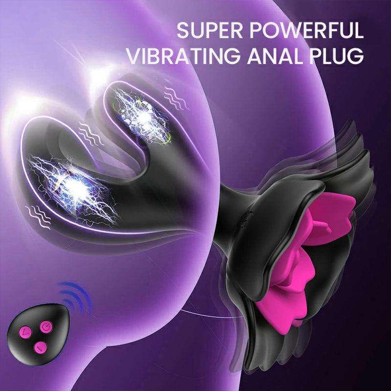 10-Mode_Vibrating_Anal_Plug_&_Rose_G-Spot_Toy2