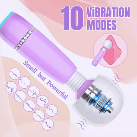 Flexible Travel-Friendly Vibrating Massager