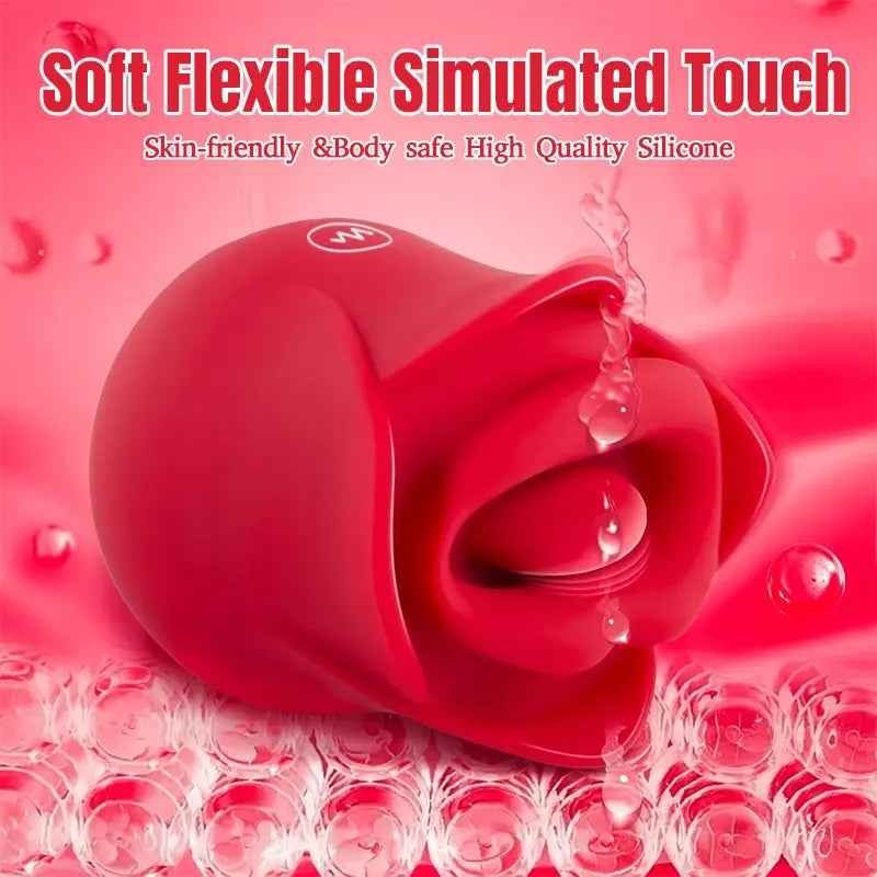 Rose Kissing & Licking Sex Toy