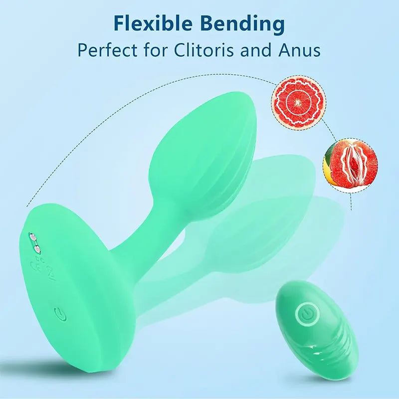 Remote-Control Anal and Clitoral Vibrator