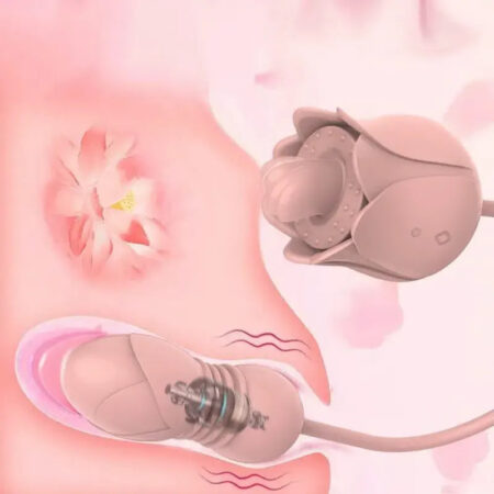 Pink Lover Rose Double Head Vibrator