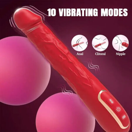 Realistic Silicone Oversized Penis Vibrator