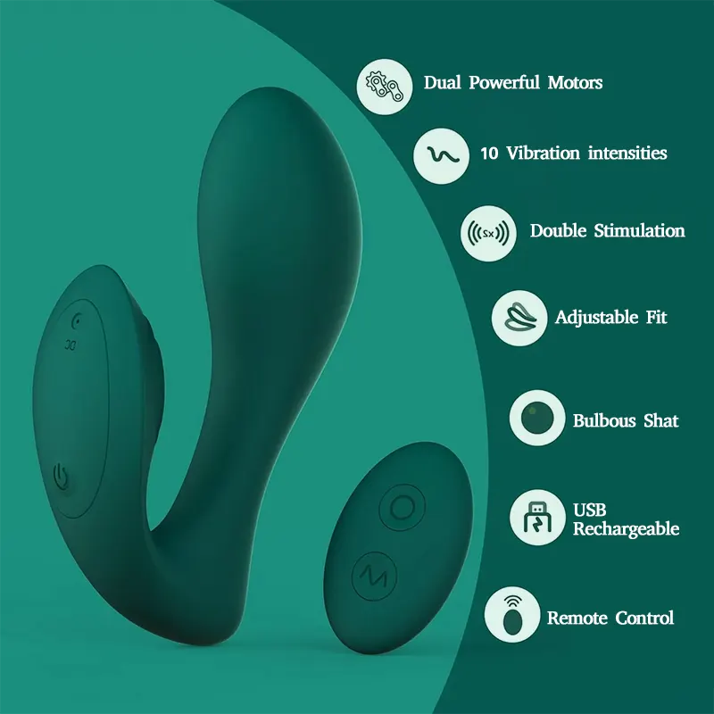 Duo Sensation Dual Motors Vibrating Sex Toy