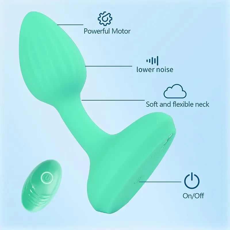 Remote-Control Anal and Clitoral Vibrator