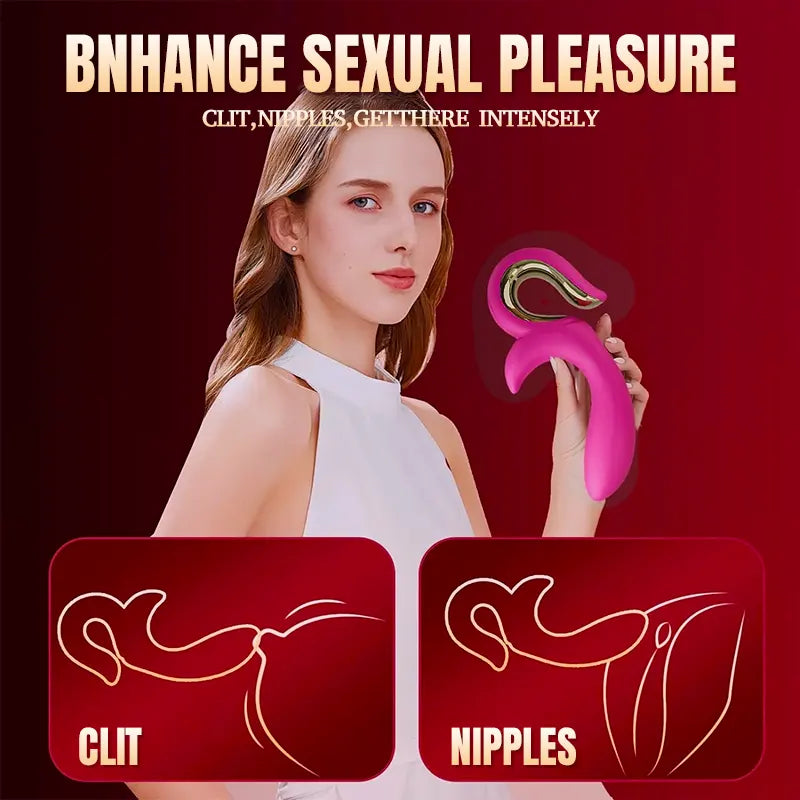 Dual-Motor Thrusting & Vibrating G-Spot Stimulator