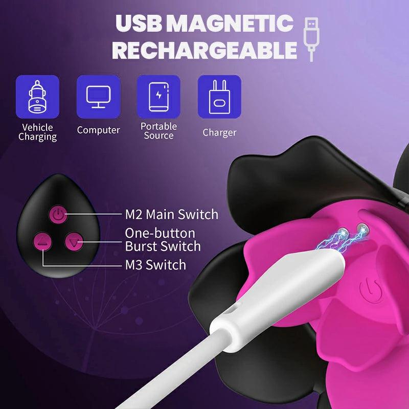 10-Mode_Vibrating_Anal_Plug_&_Rose_G-Spot_Toy5