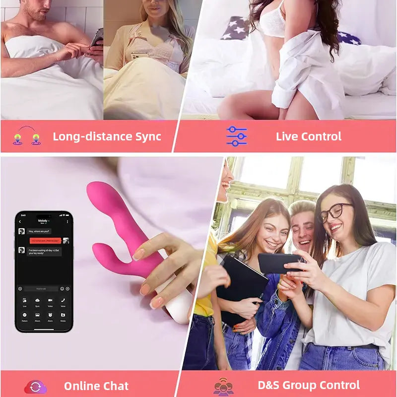 Rechargeable realistic rabbit vibrator, cute & powerful
