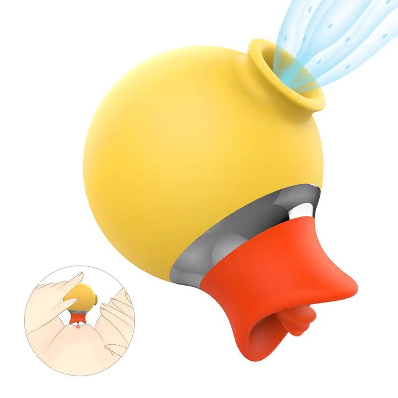 Little_Yellow_Duck_Sucking_Vibrator