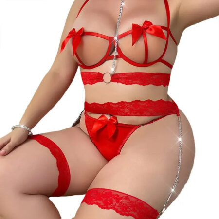 Christmas Bow Sexy Lingerie