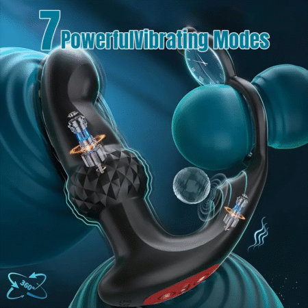 Prostate Massager with Remote Control & Dual Motors