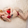 sexy girl with inya rose toy