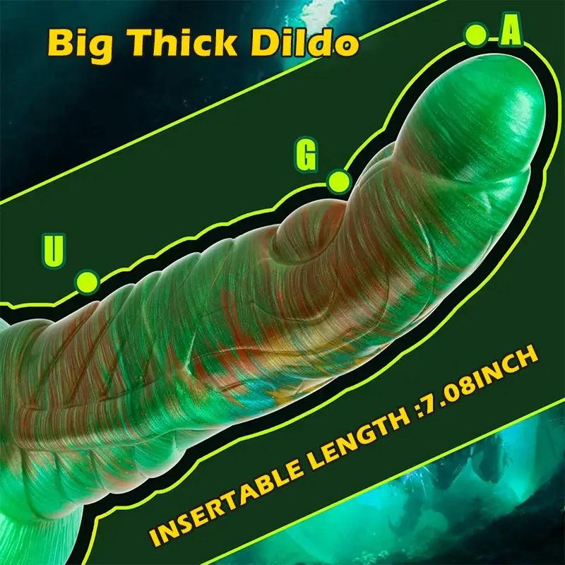 8.34"_Thick_Silicone_Dragon_Dildo