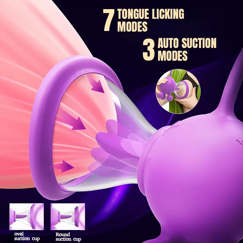 Sensational Bliss 4-in-1 Sucking Vibrator