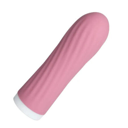 Pink Spiral Finger Vibrator Bullet Massager