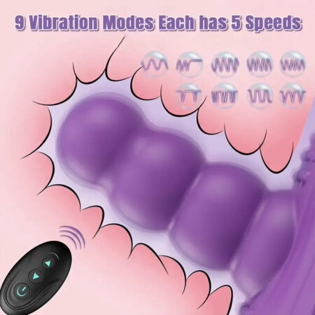 Sitting and Riding 3-in-1 Anal Vibrator Dildo