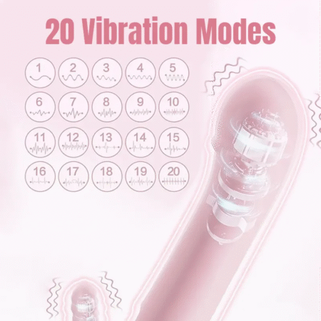 2-in-1 G-Spot & Clitoral Vibrator with Heating Function