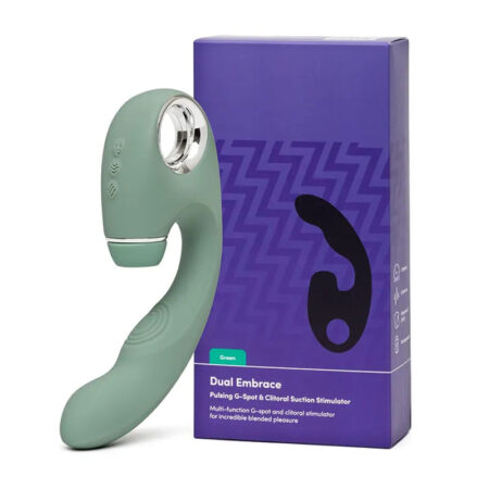Double-Headed Dildo G-Spot Vibrator Green